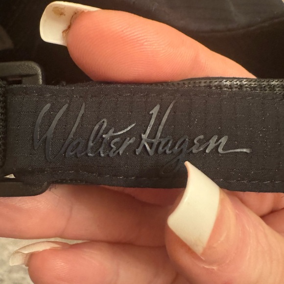 Walter Hagen Men's Grid Golf Hat Black O/S - Picture 6 of 14